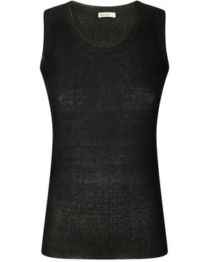 Stefano Mortari Geripptes Top - Schwarz