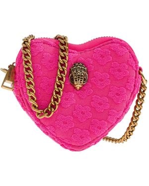 Kurt Geiger Heart Chain Cross Body Bag - Pink