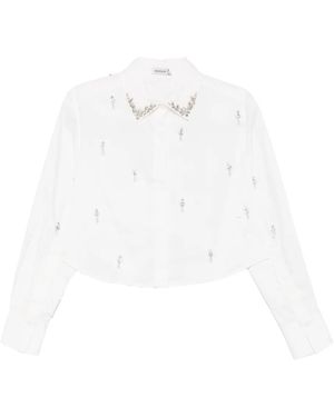 Jonathan Simkhai Chemise Renata À Ornements - Blanc