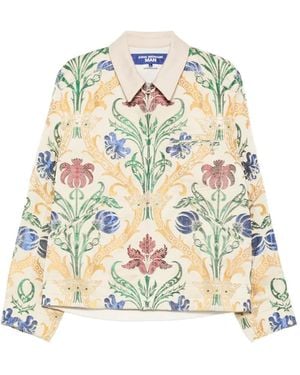 Junya Watanabe Floral-Motifs Jacket - White