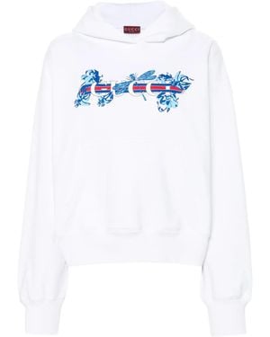 Gucci ロゴ パーカー - ブルー