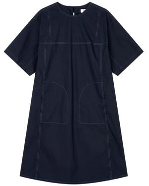 Studio Tomboy X Twill Tunic Dress - Blue
