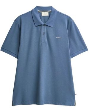 Pringle of Scotland Pique Polo Shirt - Blue
