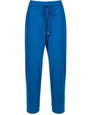 Lenny Niemeyer Pantaloni Crop Con Coulisse - Blu
