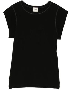 KHAITE Angel T-Shirt - Black