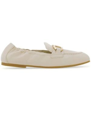 Ferragamo レザーローファー - ホワイト