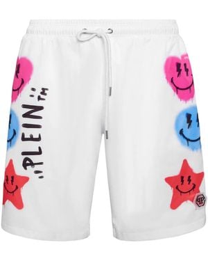 Philipp Plein Beach Shorts And Trousers - Red