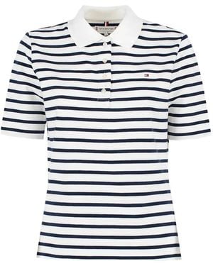 Tommy Hilfiger ストライプ トップ - ブルー