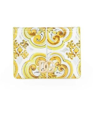 Dolce & Gabbana Cartera con estampado Majolica - Metálico