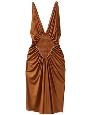 Versace Party Dresses - Marrón
