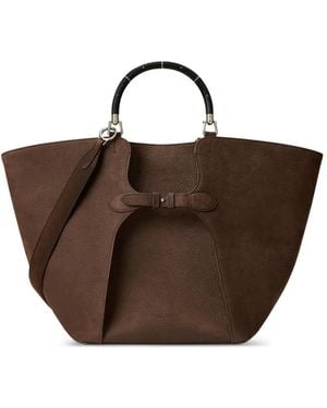 Ralph Lauren Ralph Pebbled Leather Tote Bag - Brown
