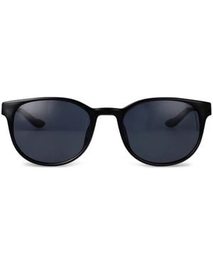 Nike Temper Flow Zonnebril Met Rond Montuur - Blauw