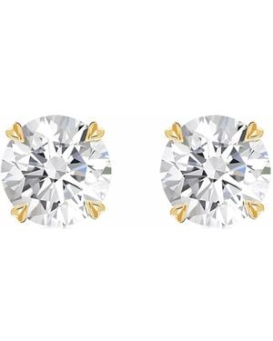 Pragnell Windsor ダイヤモンド ピアス 18kイエローゴールド - ホワイト
