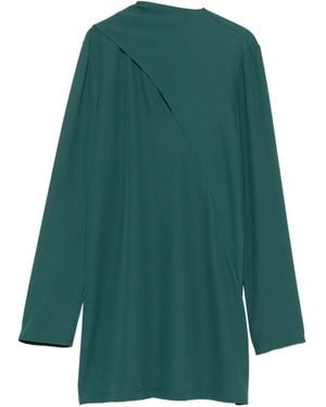 Patrizia Pepe Draped Midi Dress - Green