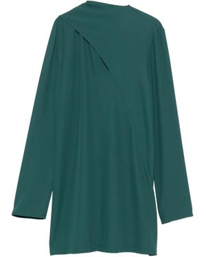 Patrizia Pepe Draped Midi Dress - Green