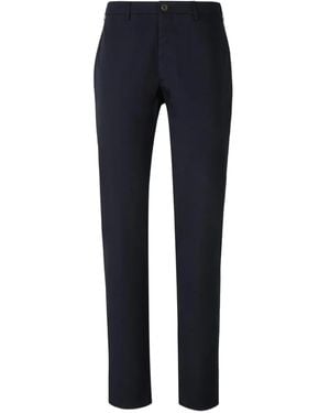 Canali Button-Fly Trousers - Blue