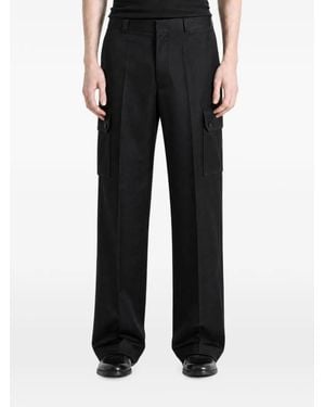 Givenchy Pressed-Crease Pants - Black