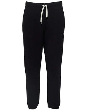 Autry Logo-Embroidered Drawstring Track Trousers - Black