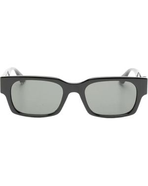 Gucci Rectangle-Frame Sunglasses - Grey