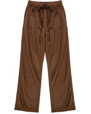 Song For The Mute Drawstring Trousers - Brown