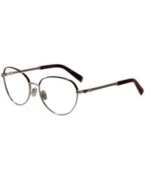 Philipp Plein Geometric-Frame Glasses - White