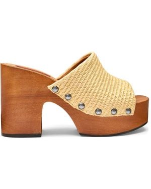 Simon Miller Sol Studded Sandals - Brown