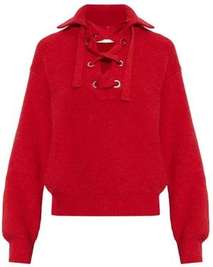 Isabel Marant Ydalia Pullover Aus Wolle - Rot