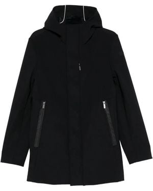 Rrd Hooded Zip-Fastening Coat - Black