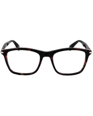 Rag & Bone Tortoiseshell-Effect Rectangle-Frame Glasses - Black
