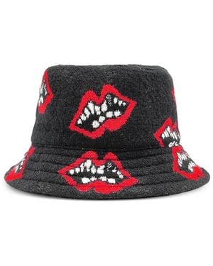 Chrome Hearts Chomper Bucket Hat - Red