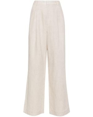 Gestuz Lizagz High-Waist Wide-Leg Trousers - White