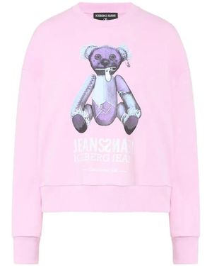 Iceberg Sudadera Con Motivo Teddy Bear - Rosa