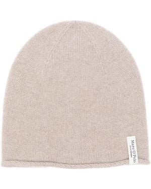 Marc O' Polo Mauve Mélange Beanie - Natural