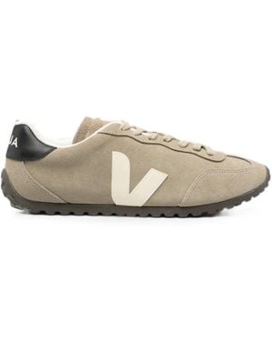 Veja Gt Suede Logo-Patch Lace-Up Sneakers - White