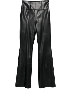 Twinset Split-Leg Flared Trousers - Black