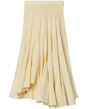 Tory Burch Pleated Skirt - Natural