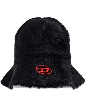 DIESEL Cappello Bucket K-Solange Con Ricamo - Nero
