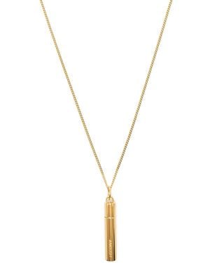 Ambush Oversized Case Pendant Necklace - Metallic