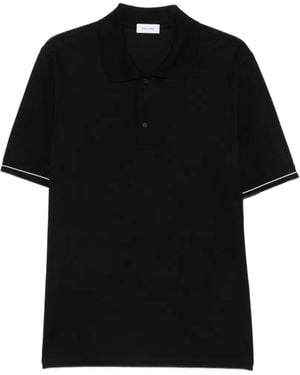 Ferragamo Short-Sleeve Polo Shirt - Black