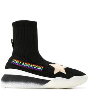 Stella McCartney Loop Sock Trainers - Black