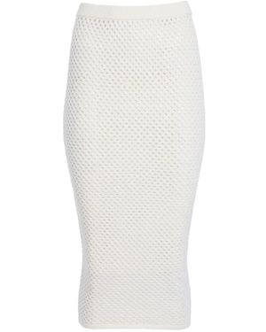 SER.O.YA Soren Crochet Skirt - White