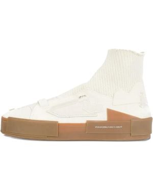 PUMA High-Top-Sneakers mit Plateausohle - Weiß