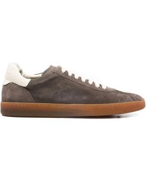 Officine Creative Halo Lace-Up Low-Top Trainers - Brown