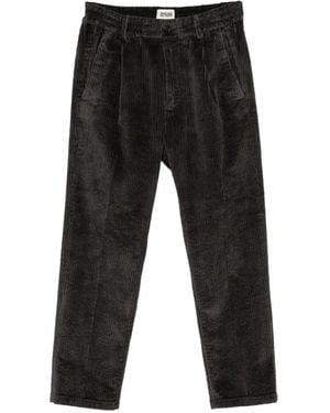 DRYKORN Chasy Regular Pleated Corduroy Trousers - Black