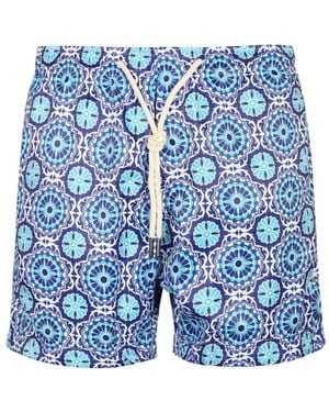 Penfield Costume Da Bagno Taormina Con Stampa - Blu