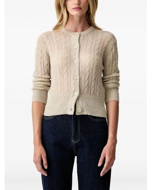 Joop! Cable-Knit Cardigan - Natural