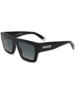 Missoni Gafas De Sol Con Placa Del Logo - Negro