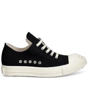 Rick Owens Low-Top Lace-Up Trainers - Black