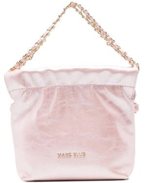 Marc Ellis Ava Pearl Chain-Link Tote Bag - Pink