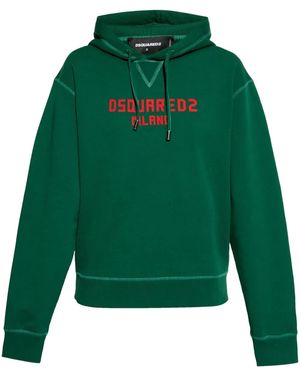 DSquared² Printed Hoodie - Green